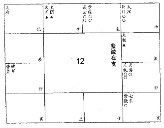 紫微在巳亥